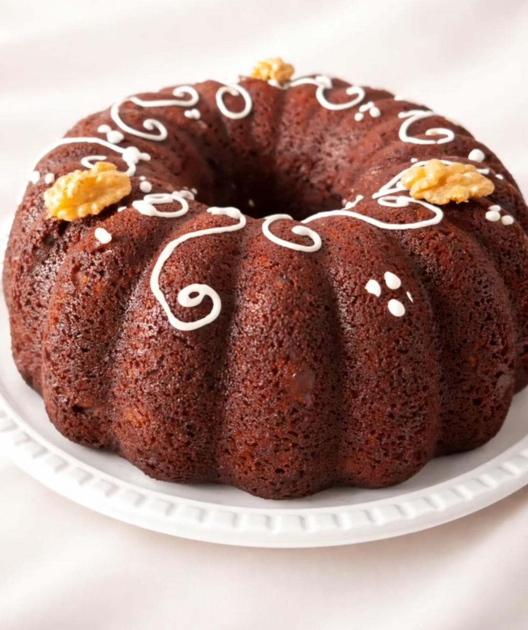 Bolo de Chocolate 50% com Nozes