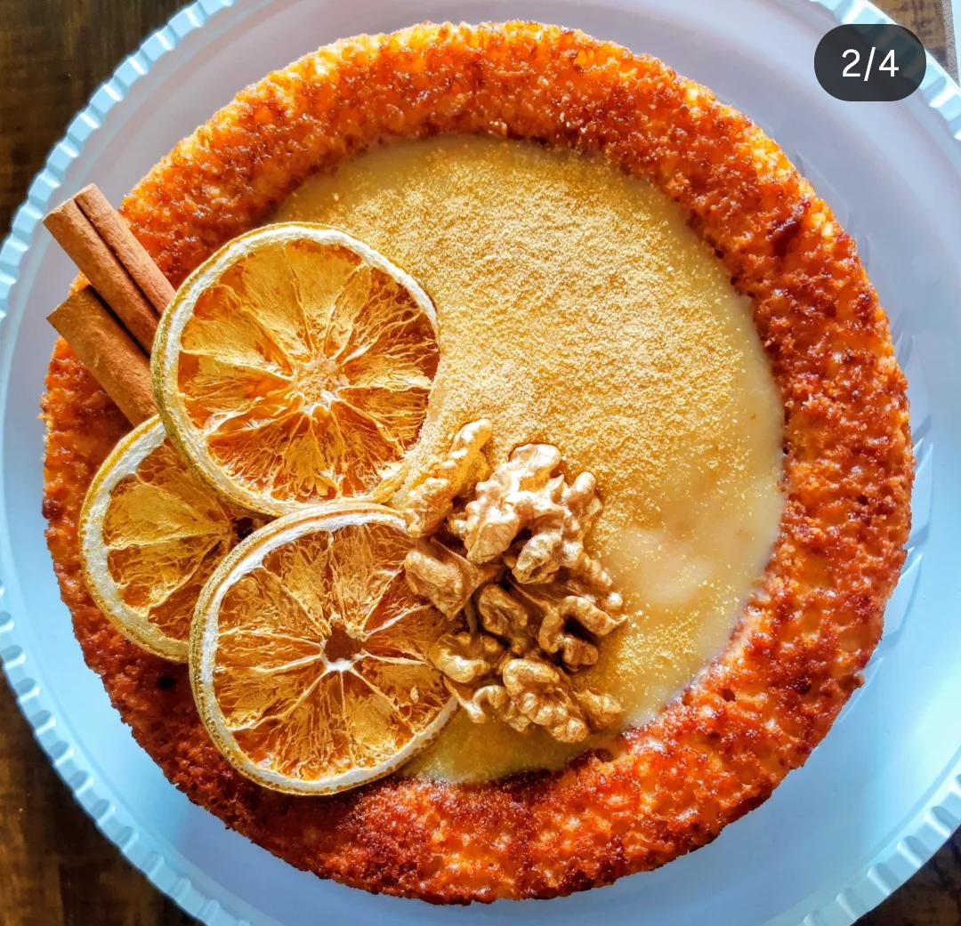 Bolo de laranja úmido