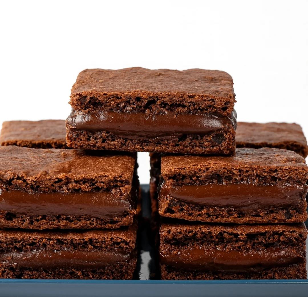 Brownie com brigadeiro