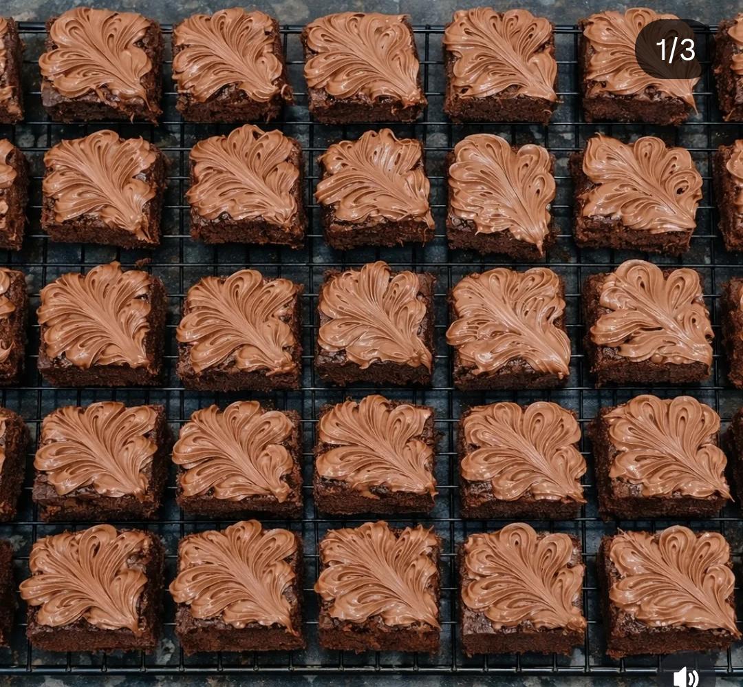 Mini brownies de Nutella